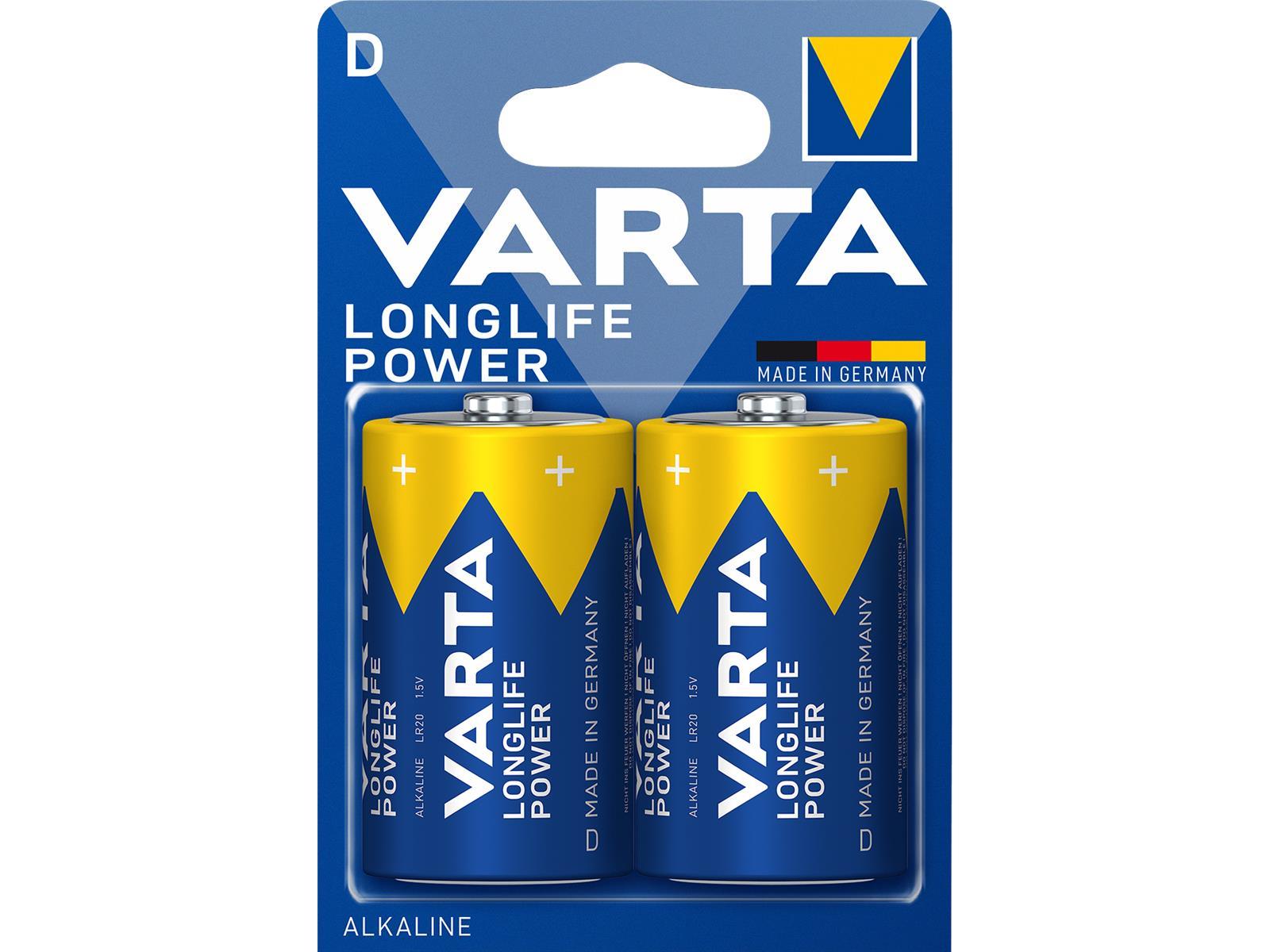 Mono-Batterie VARTA ''HIGH ENERGY'' 1,5 V, Typ D, 2er-Blister