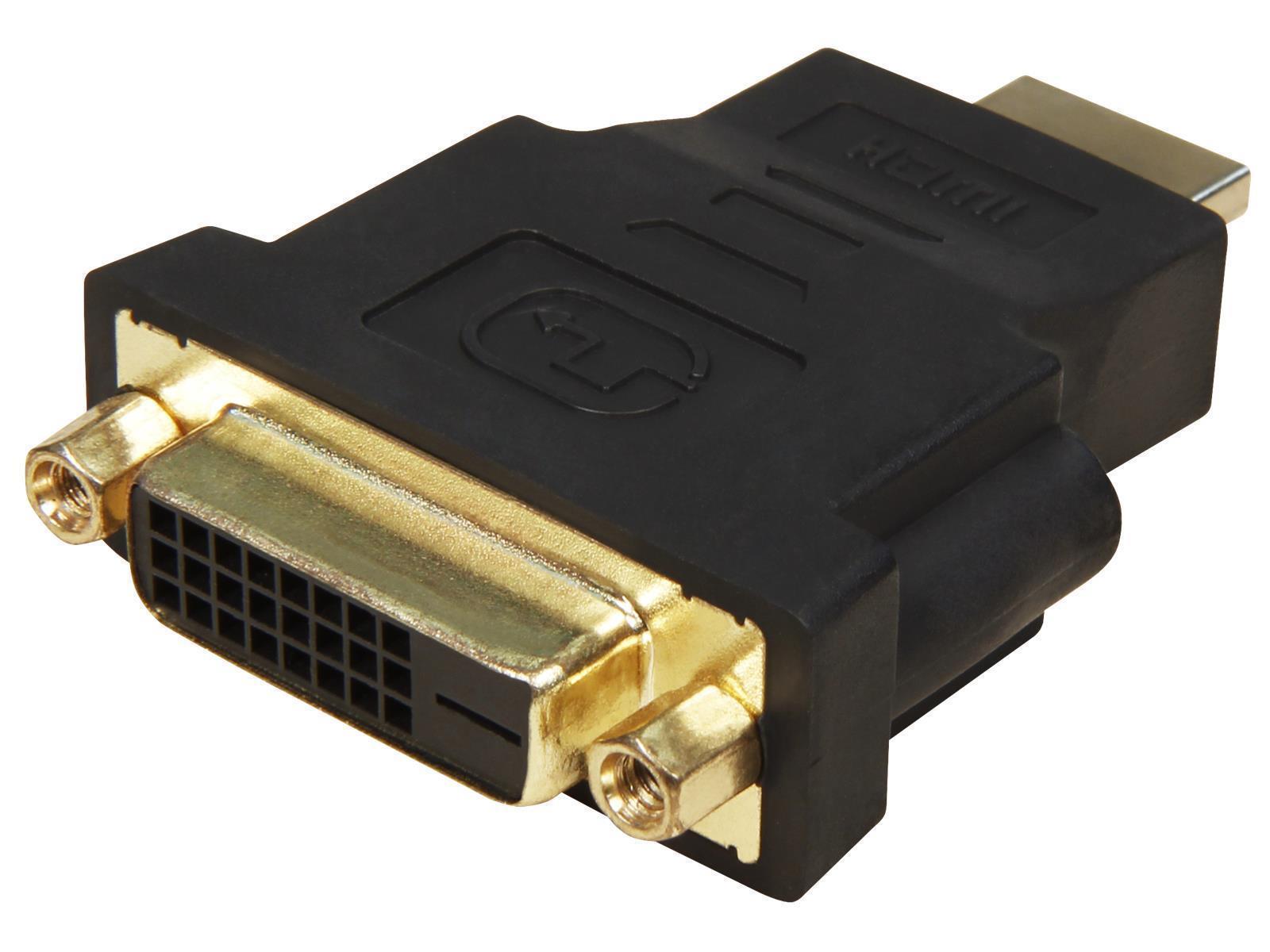HDMI-DVI Adapter HDMI Stecker --> DVI Buchse