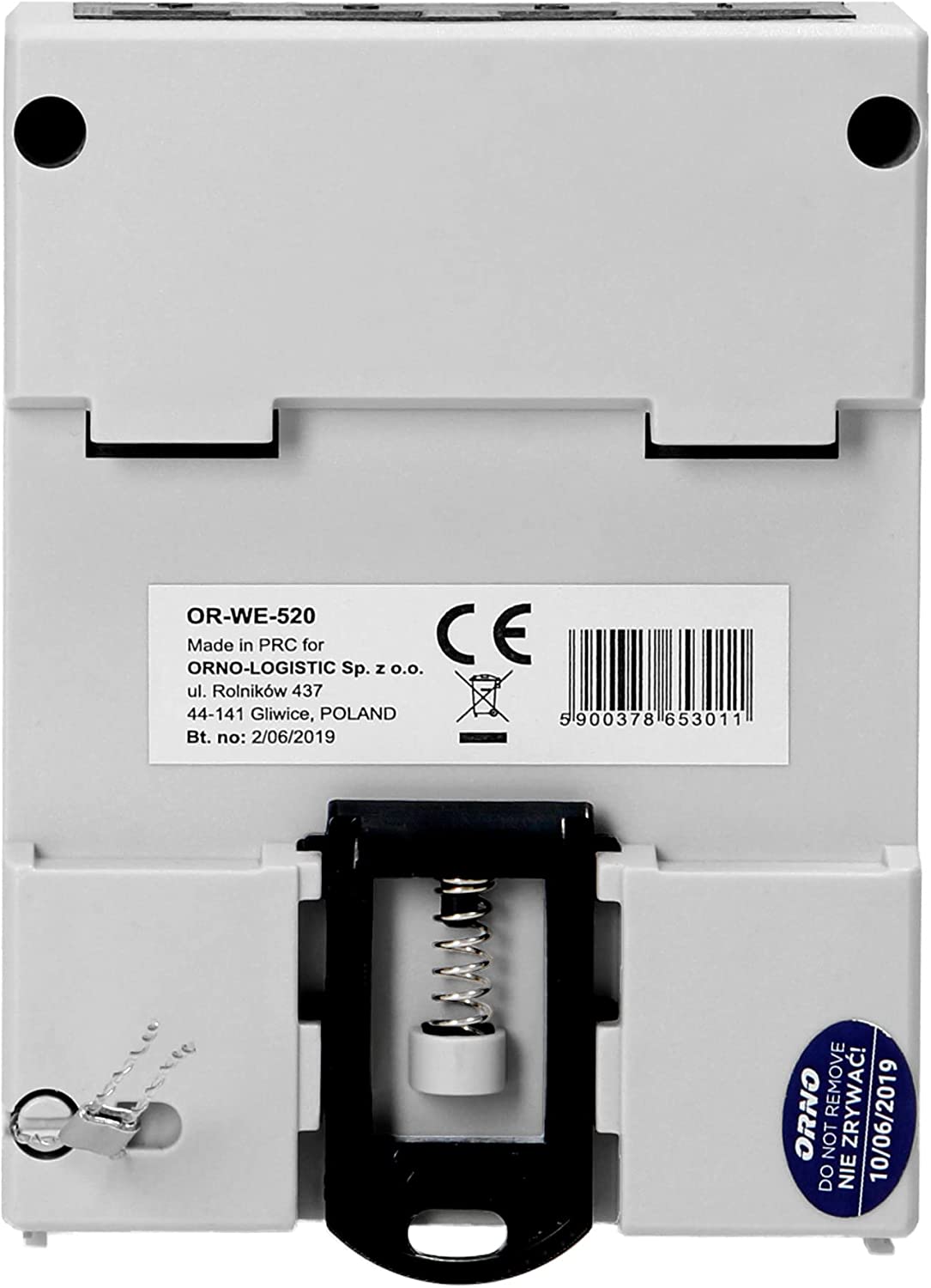 3-phasiger Stromzähler, 80A, MID, 3 Module, DIN TH-35mm