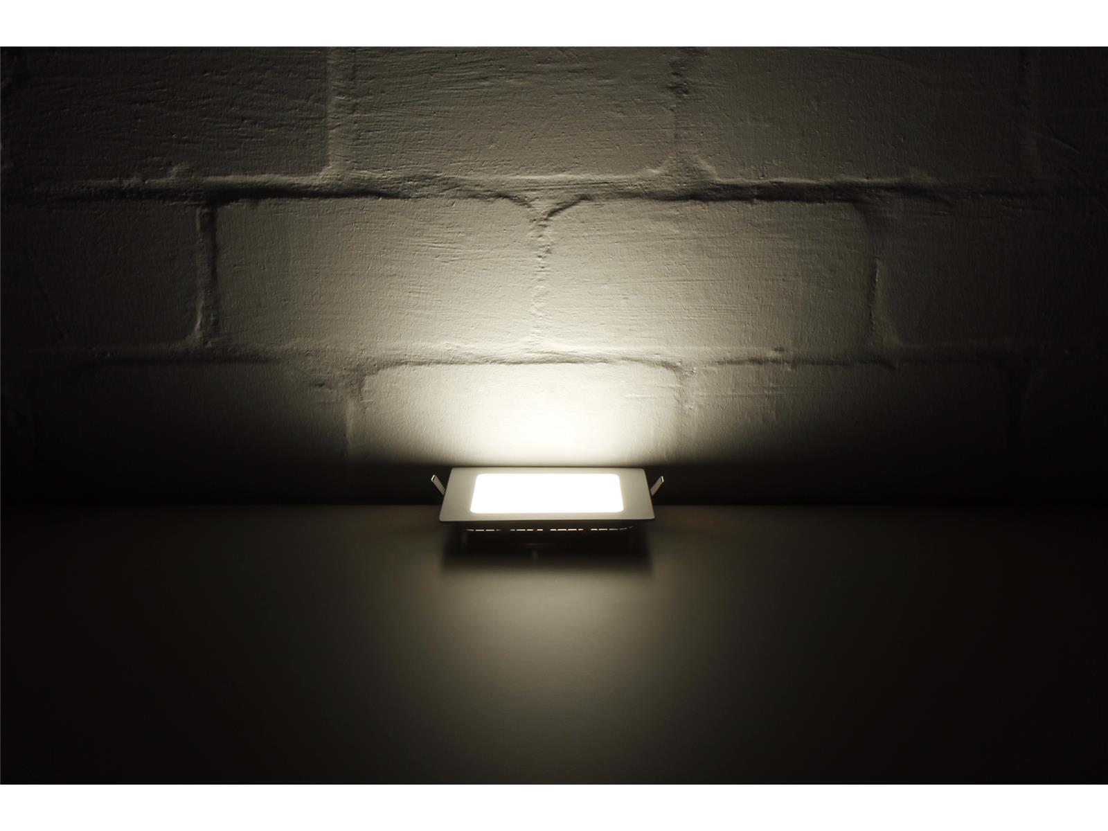 LED-Panel McShine ''LP-914SW'', 9W, 145x145mm, 918 lm, 3000K, warmweiß