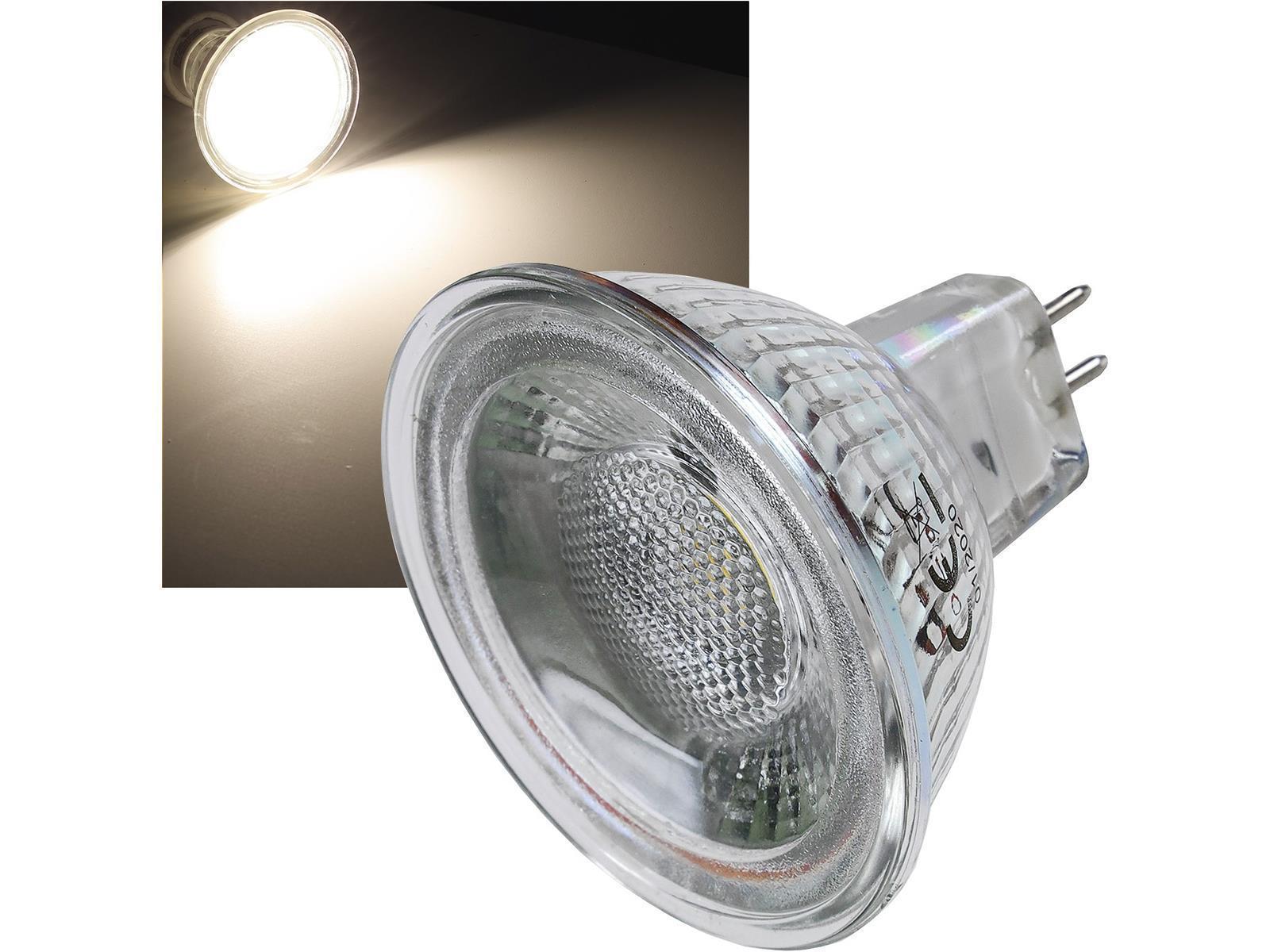 LED Strahler MR16 "H50 COB"4000k, 460lm, 12V/5W, neutralweiß