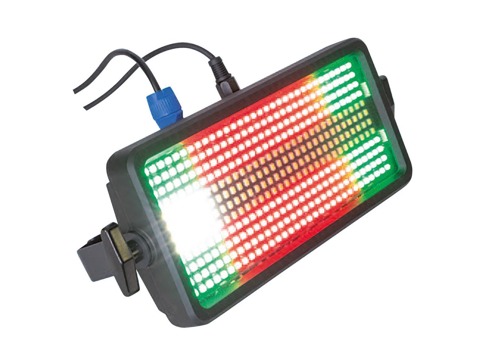 DMX-Lichteffekt IBIZA ''FLASH-COLOR-STROBE'', 384 LED RGB+W,110-240V, 320x160x75mm