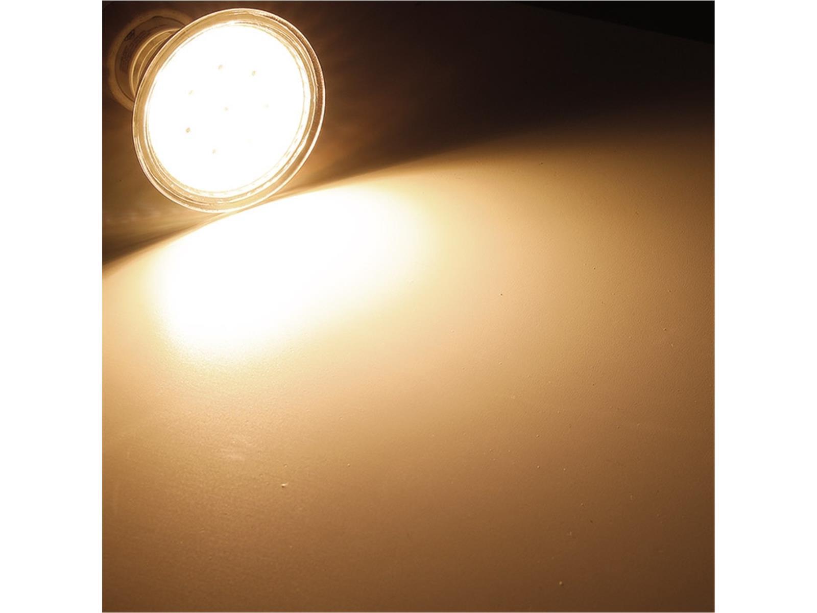 LED Strahler GU10 "H50" 3-Stufen-Dimmbar 2900k, 420lm, 230V/5W, 110°, warmweiß