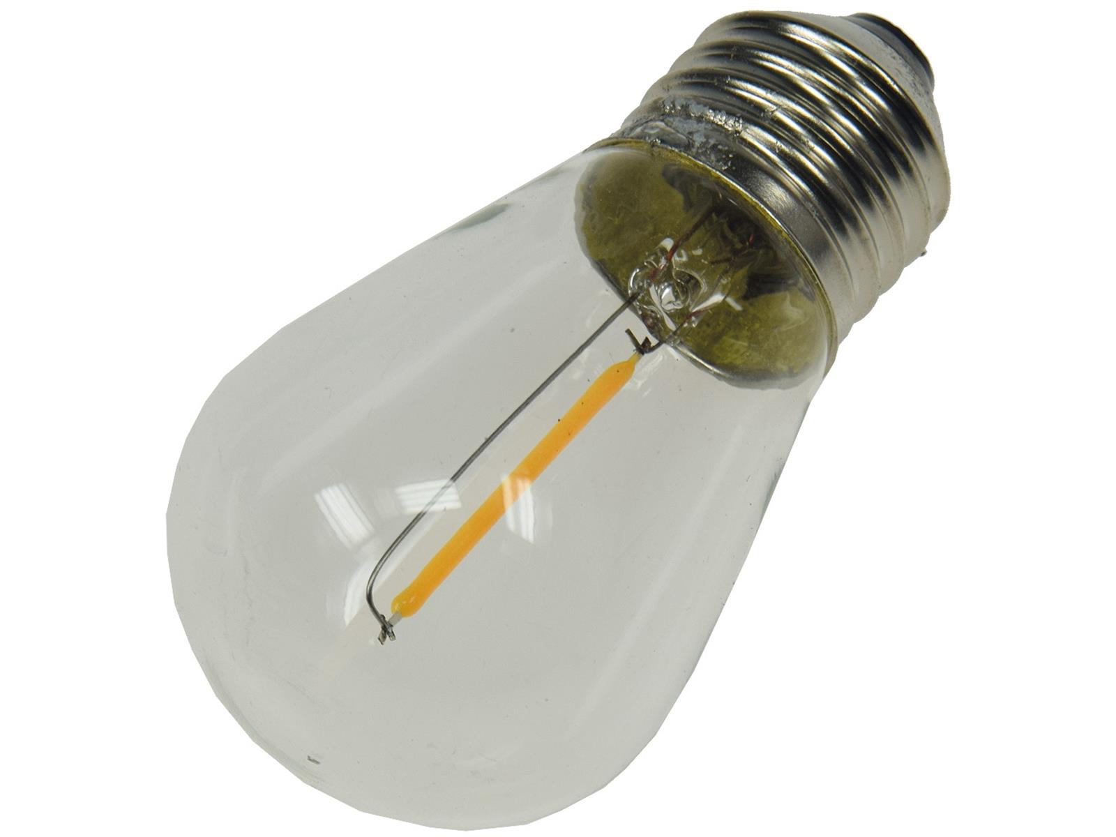 Ersatz-Lampe Filament E27 12V / 0,8W für Biergarten-Lichterkette "CT-BGL 15"