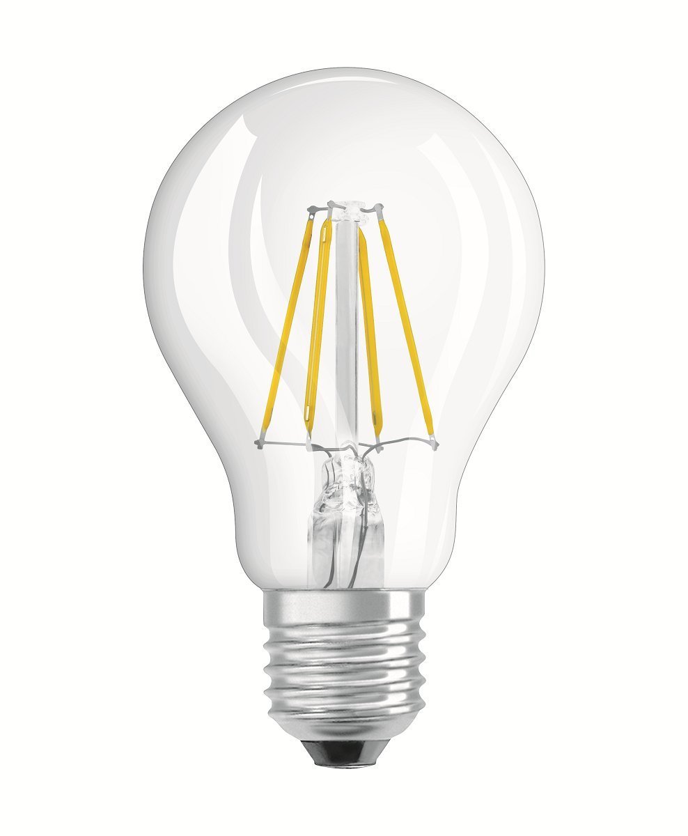 Osram LED BASE CLASSIC A 40 4W = 40W E27 Glühbirne 470lm 2700K Warmweiß [2er Pack]