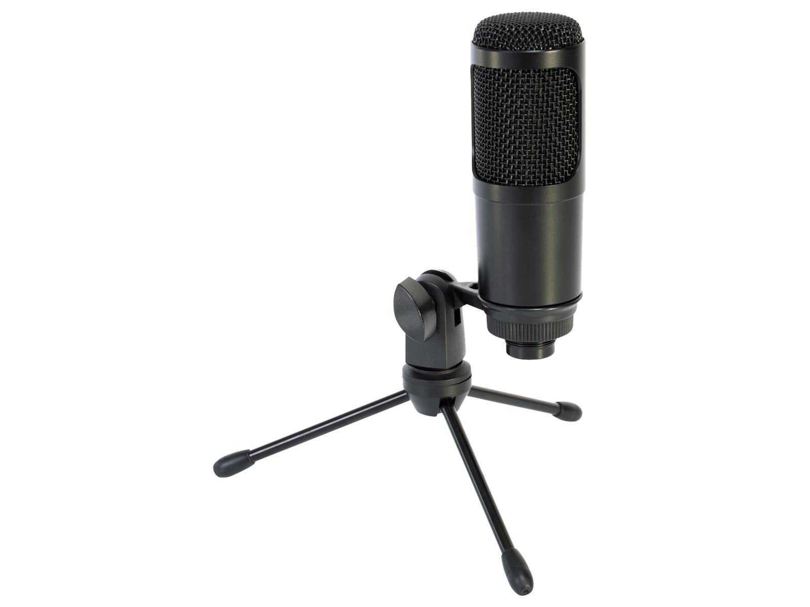 Mikrofon LTC ''STM100'' ideal für z.B. Podcast oder Streaming, Plug&Play, USB