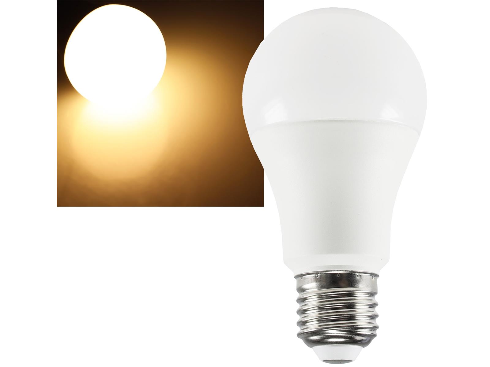 LED Glühlampe E27 "promo" warmweiß 3000k, 802lm, 230V/8,6W, 160°