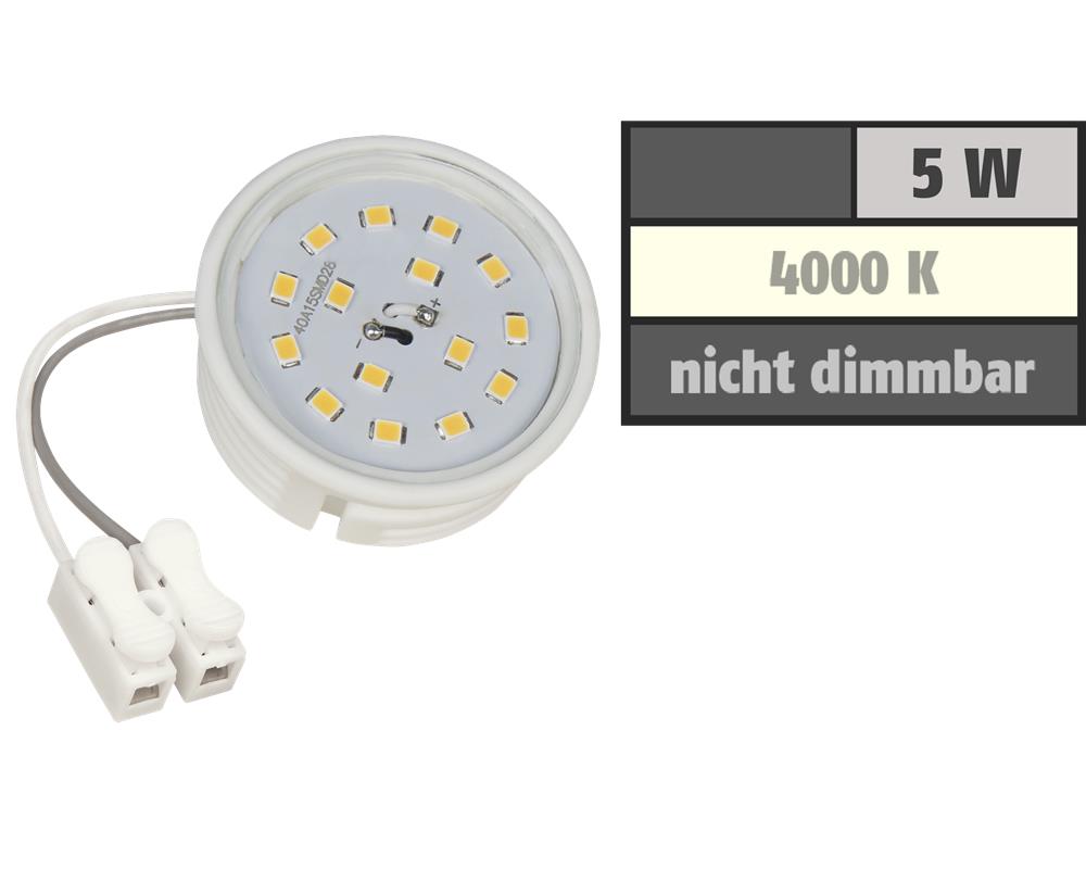 LED-Modul McShine, 5W, 400 Lumen, 230V, 50x23mm, neutralweiß, 4000K