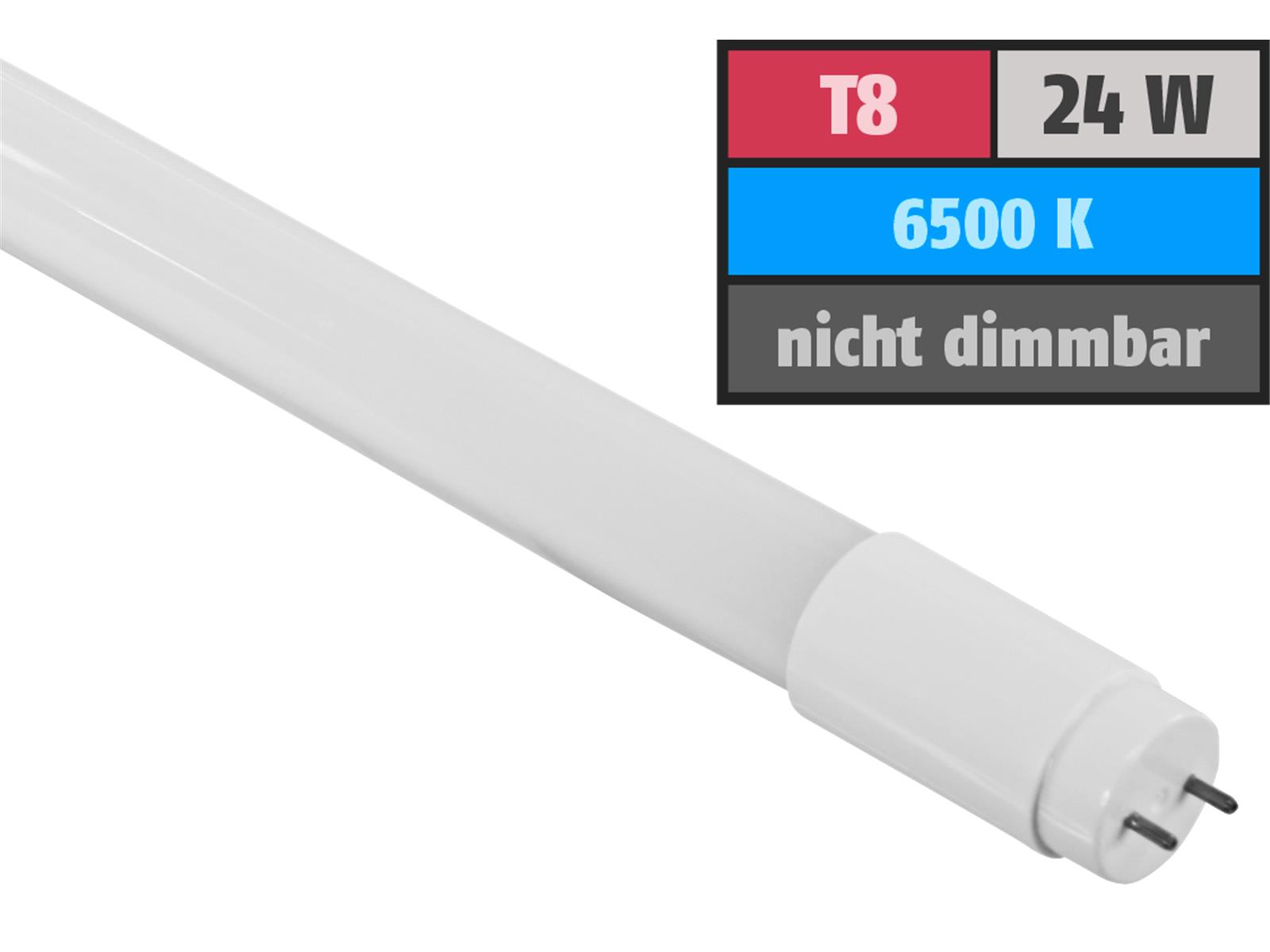 LED-Röhre Premium, T8, 24W, 3400 lm, 270°, 150cm, tageslichtweiß