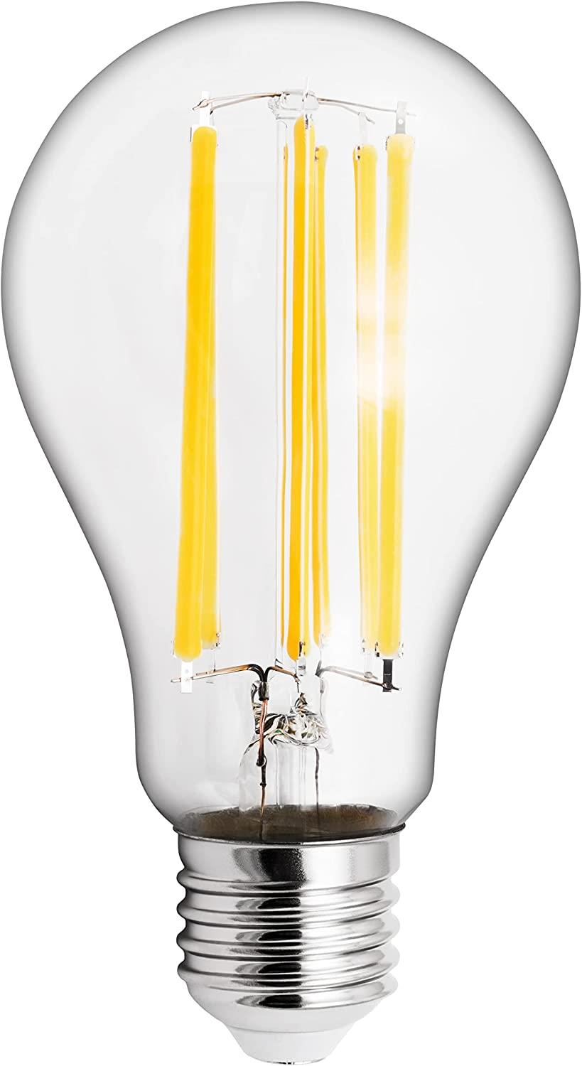 LED Filament Glühlampe McShine ''Filed'', E27, 13W, 1850lm, warmweiß, klar