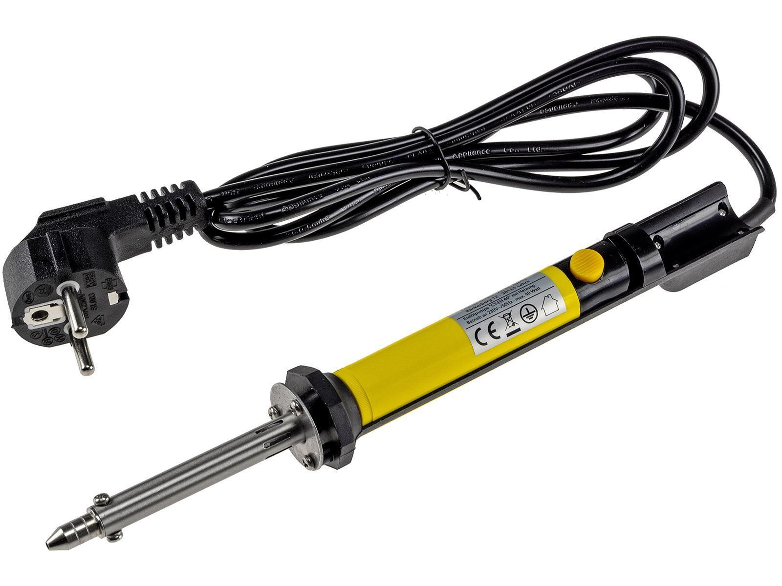 Entlötpumpe "CT-EH 40" mit Heizung 230V, 40Watt, 1,25m Kabel