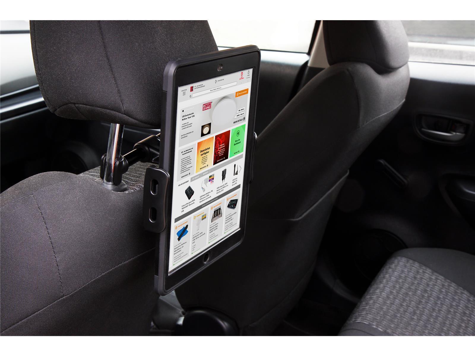 Universal Auto Tablet- und Handyhalterung HOLLYWOOD, für die Kopfstütze