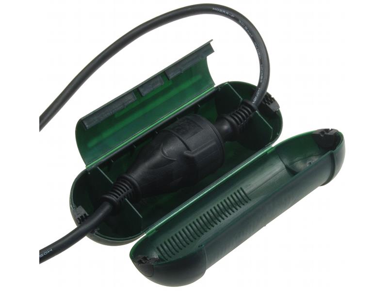 Sicherheits-Schutzbox 10er Set für Kabel, IP44 205 x Ø 68mm, grün