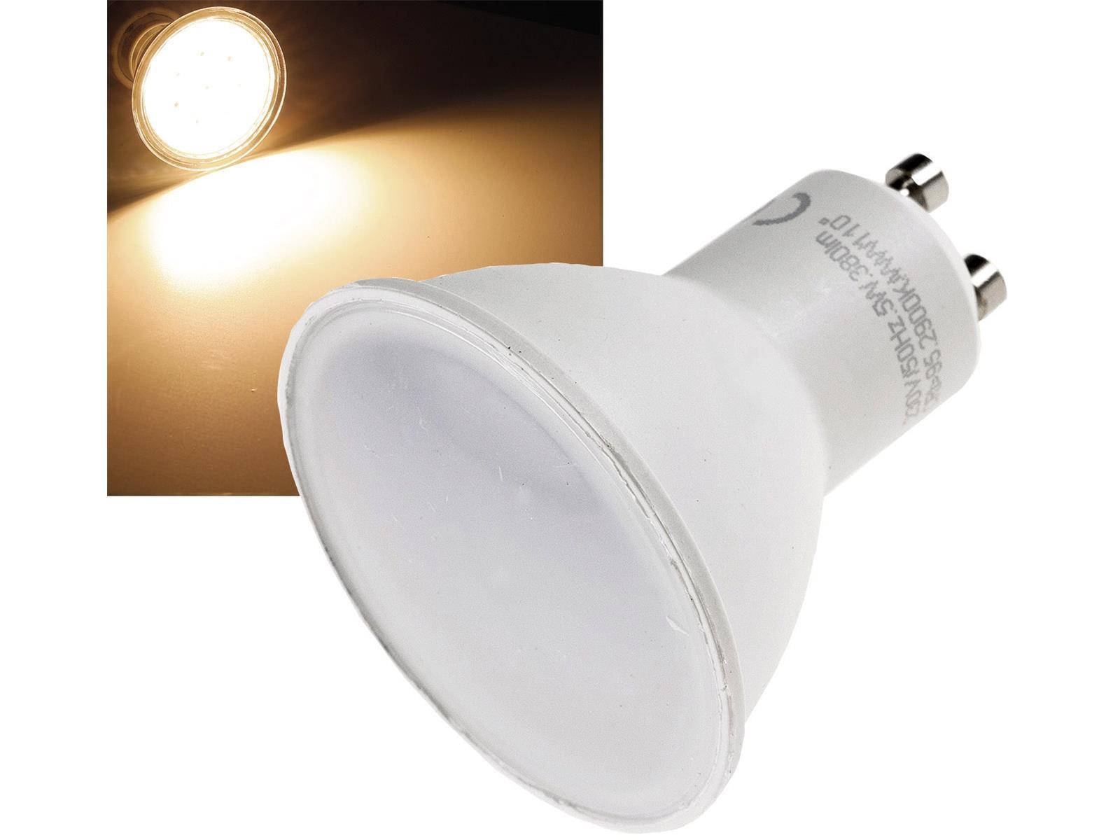 LED Strahler GU10 "H50" 3-Stufen-Dimm2900k, 420lm, 230V/5W, 110°, warmweiß