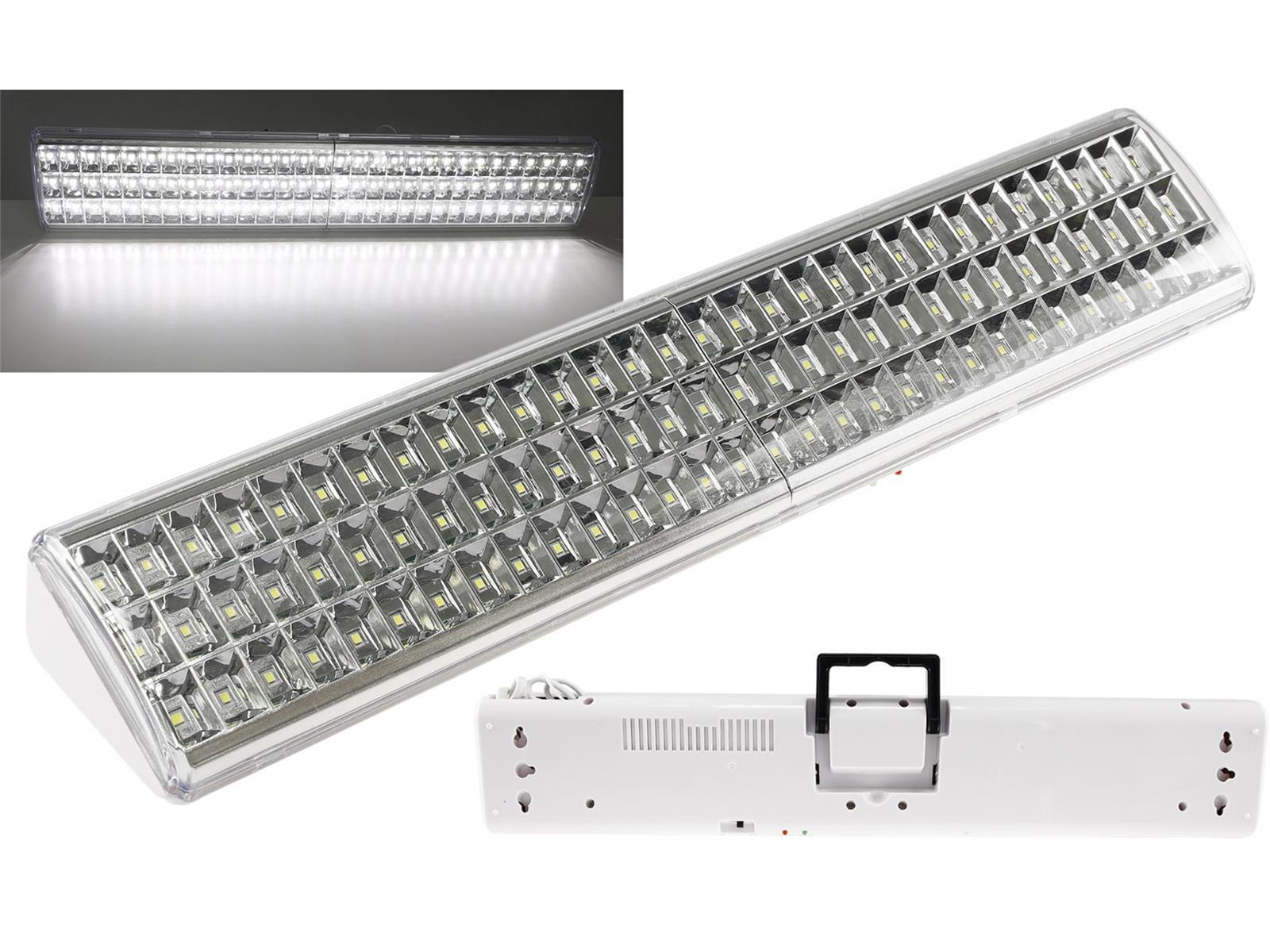 LED Notleuchte "CTNL-90 SMD" 500x95x60mmLithium Akku 2x 3,7V/2200mAh, nur 9W