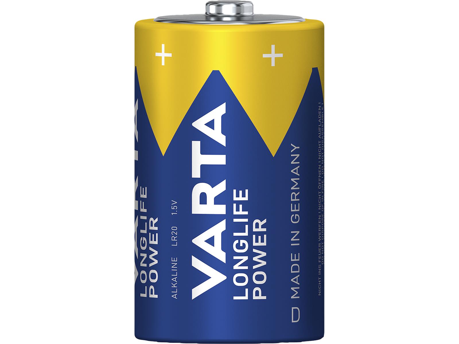 Mono-Batterie VARTA ''HIGH ENERGY'' 1,5 V, Typ D, 2er-Blister