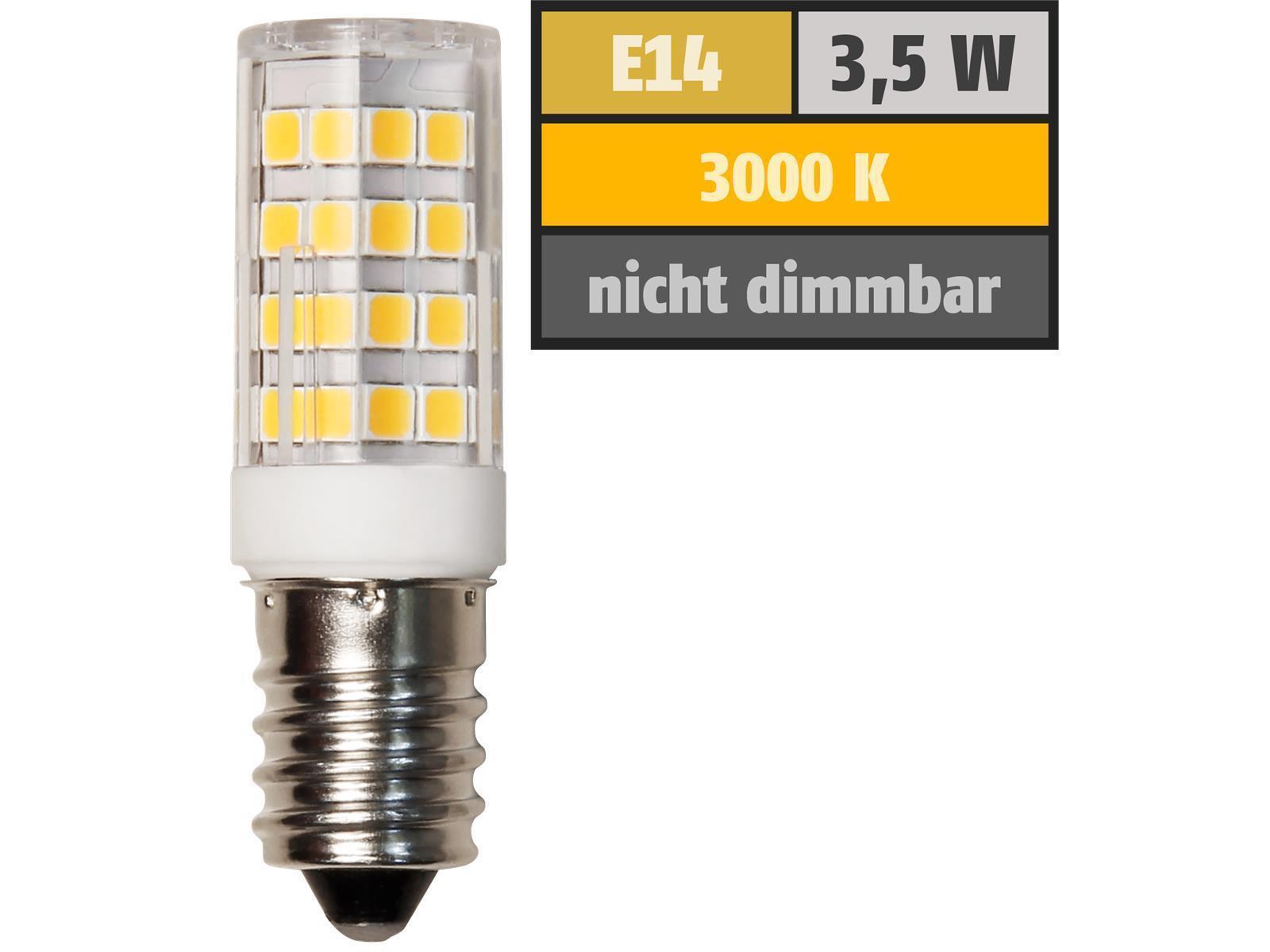 LED-Kolbenlampe McShine, E14, 3,5W, 400lm, 3000K, warmweiß