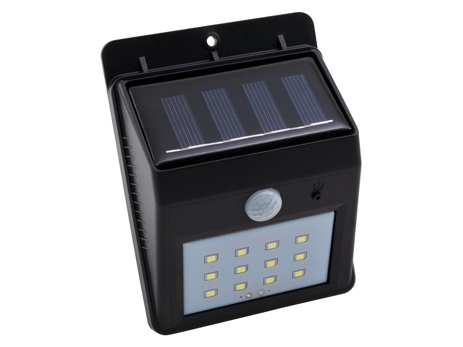 LED Solar-Wandleuchte 20lm , Bewegungsmelder, 11,5x8x4cm