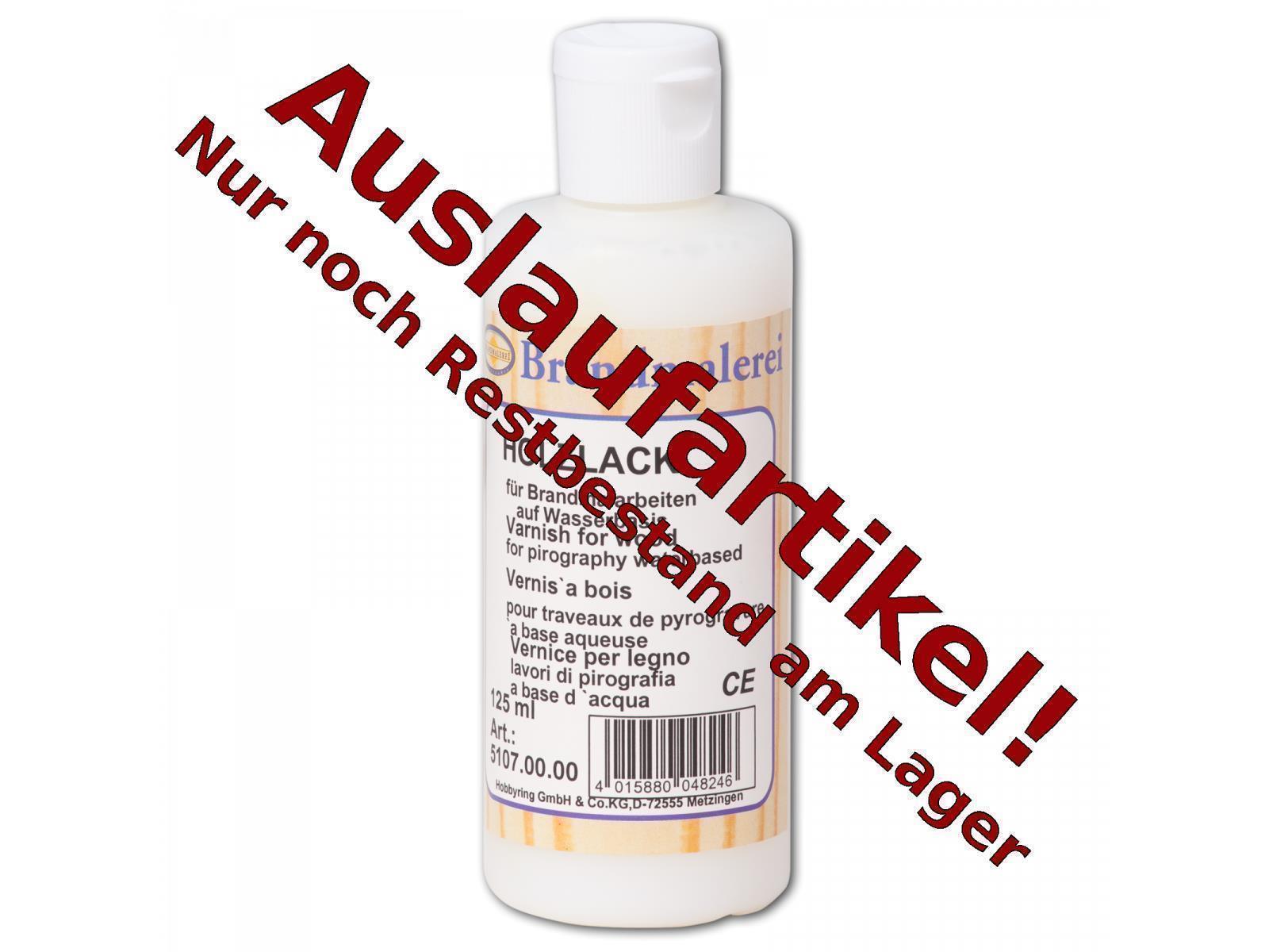 Holzlack, auf Wasserbasis, 125 ml, NICHT LEBENSMITTELECHT