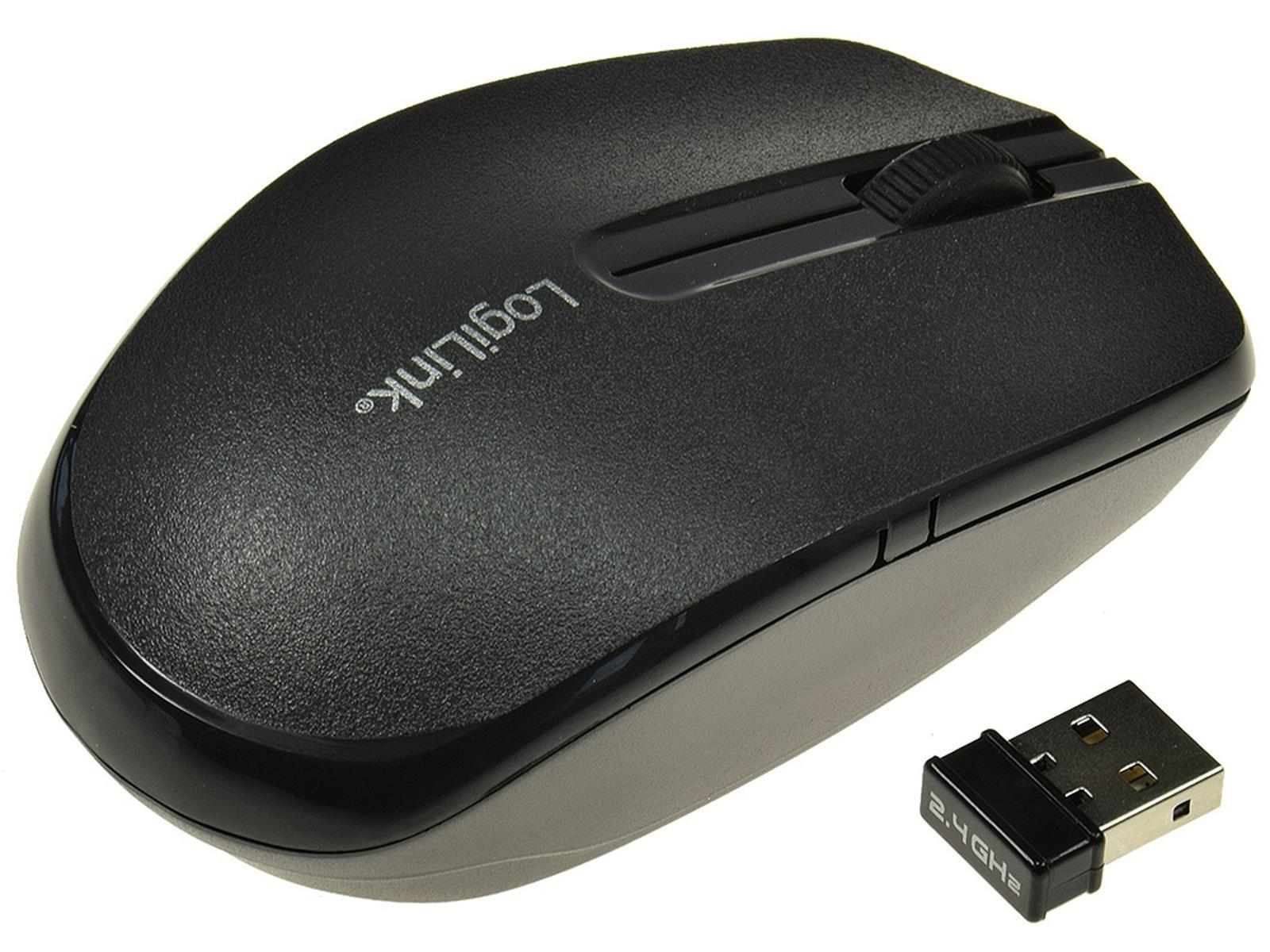 optische Mini-Funk-Maus, 1200dpi3 Tasten, Nano-USB-Empfänger, schwarz