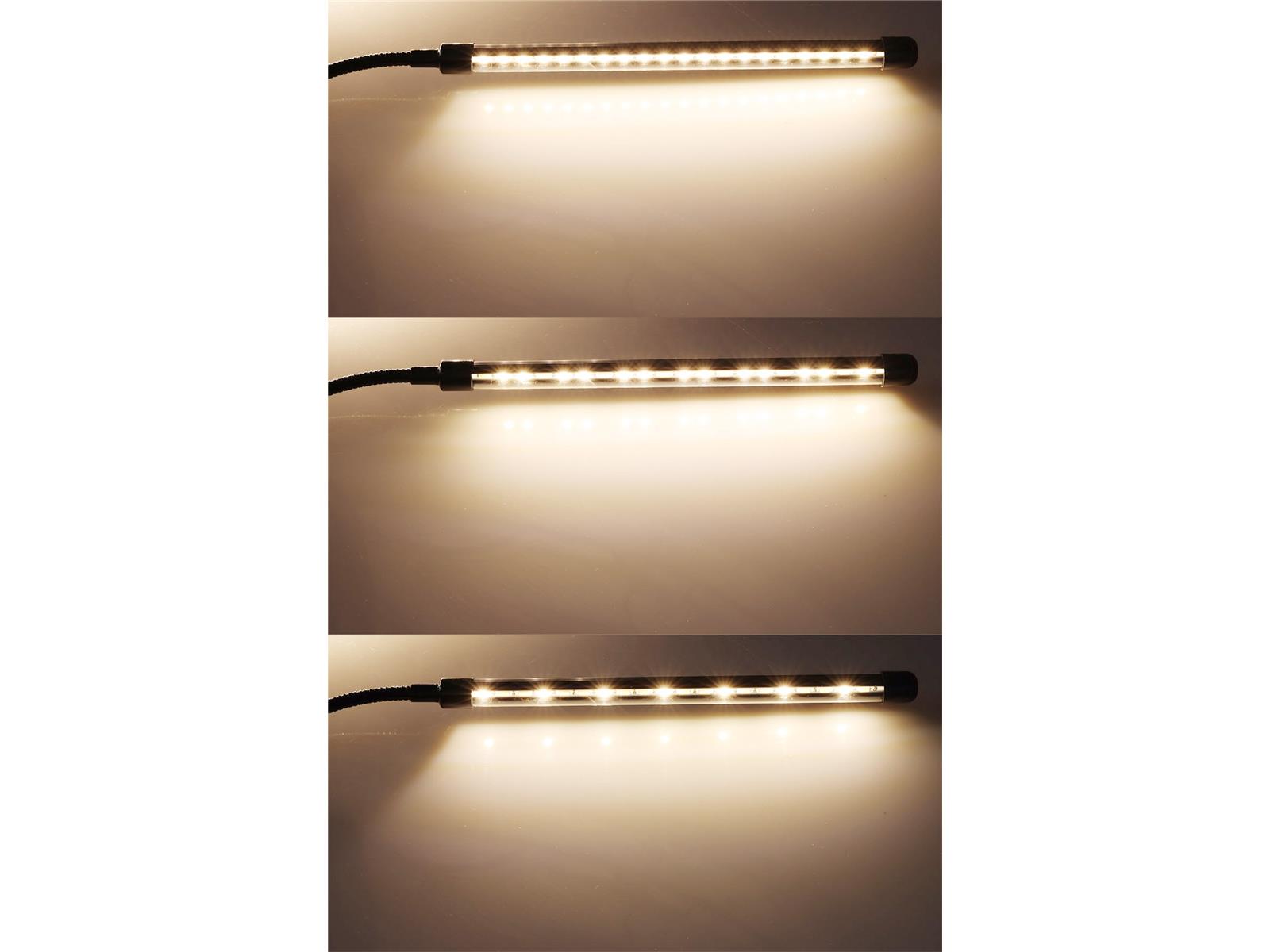 LED Pflanzenlampe "CT-PFL" Vollspektrum4-fach, Klemmhalter, Kabel-Fernbedienung