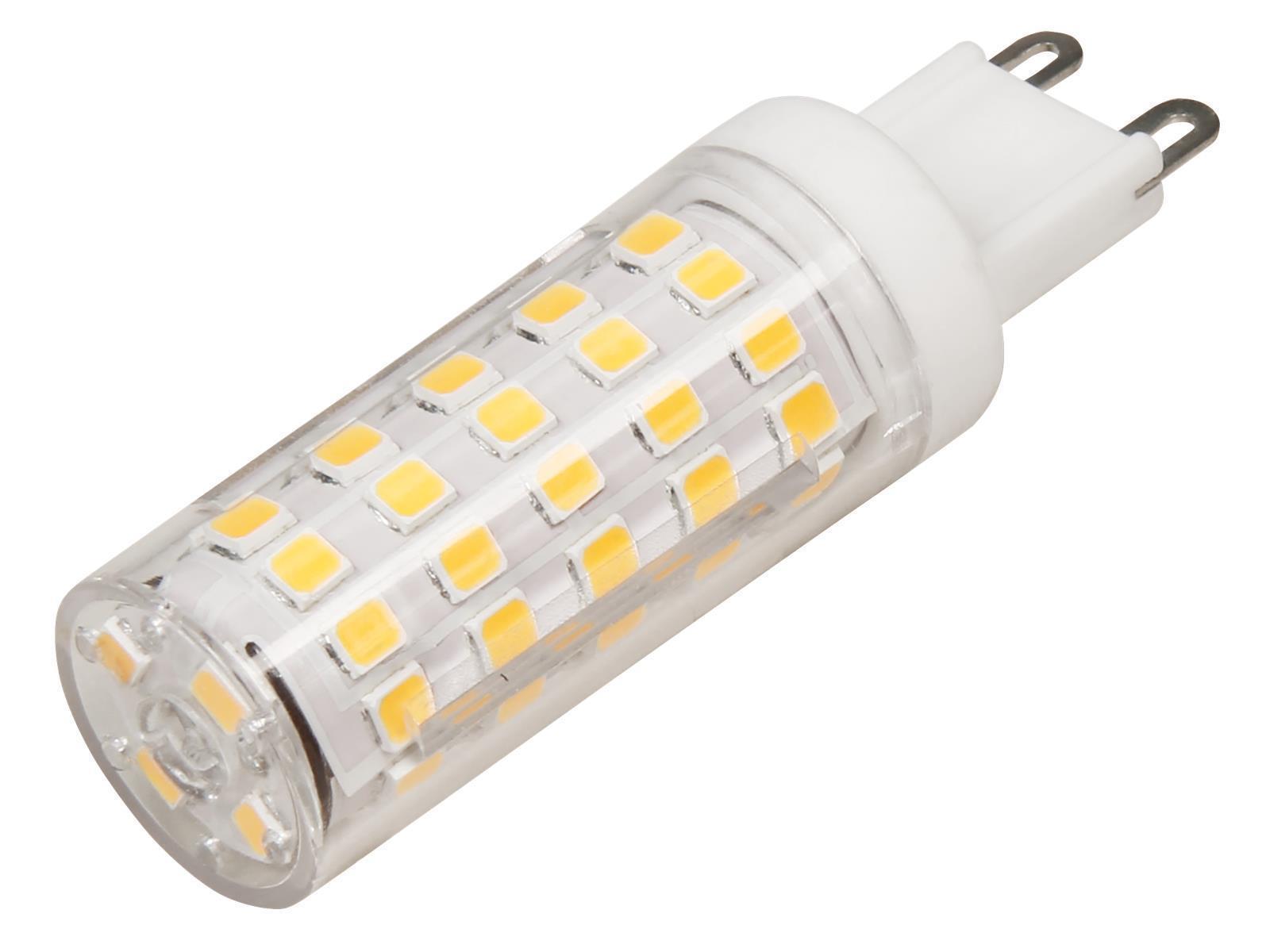 LED-Stiftsockellampe McShine, G9, 6W, 720lm, 3000K, warmweiß