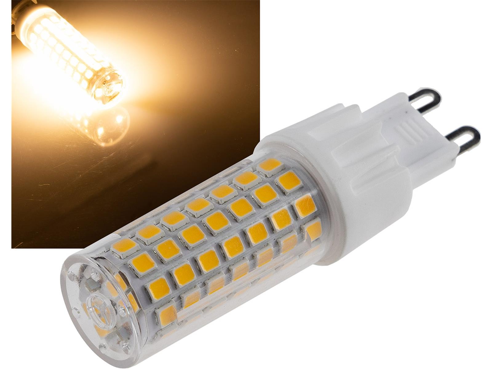 LED Stiftsockel G9, 8W, 720lm 330°, 230V, 3000K, warmweiß