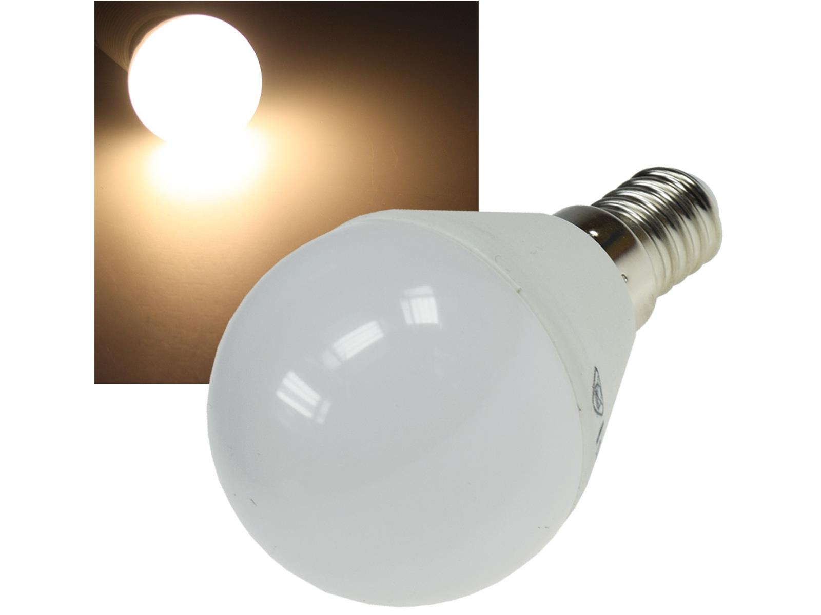 LED Tropfenlampe E14 "T50" warmweiß3000k, 470lm, 230V/5W