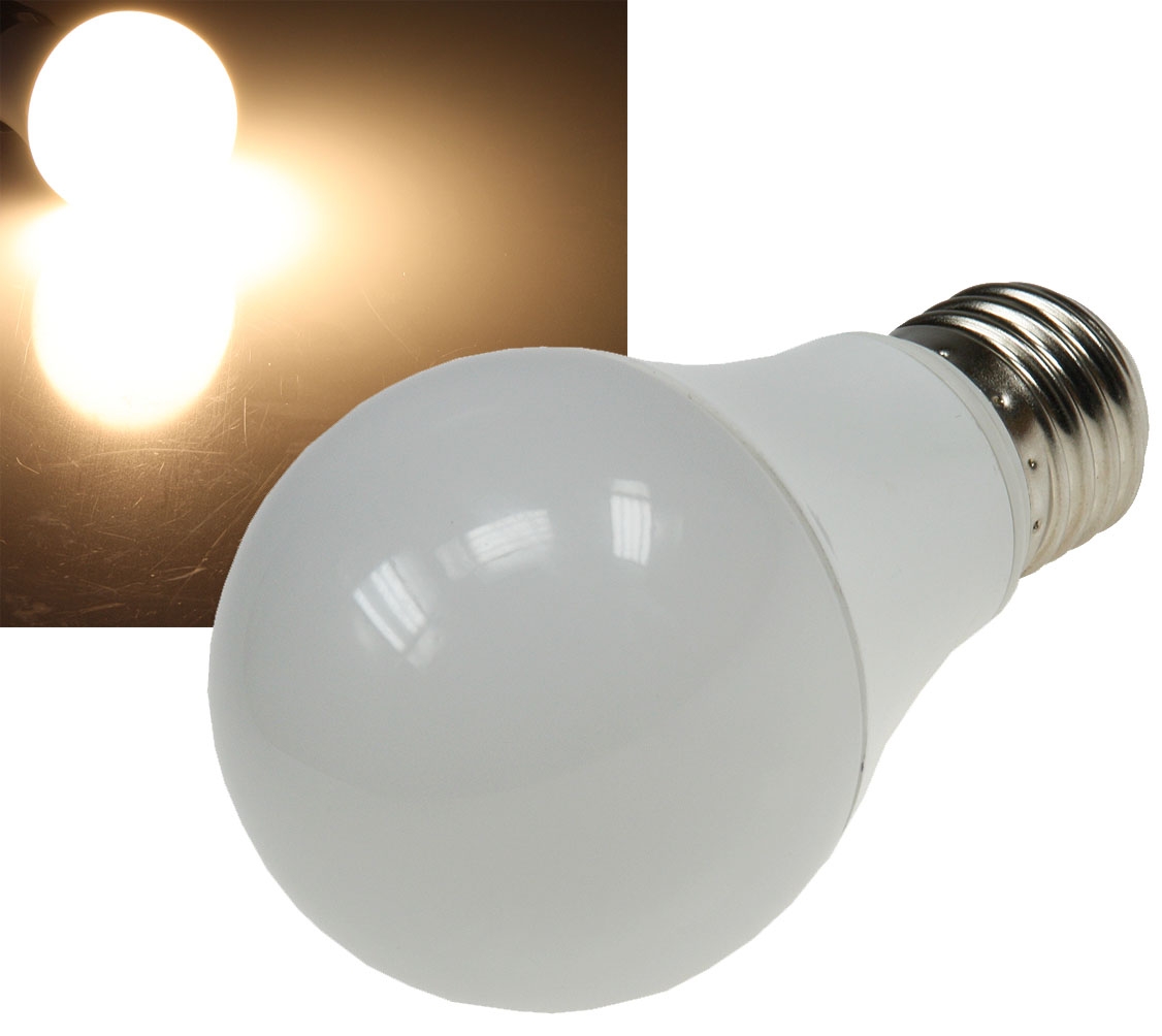 LED Glühlampe E27 "promo" warmweiß 3000k, 802lm, 230V/8,6W, 160°