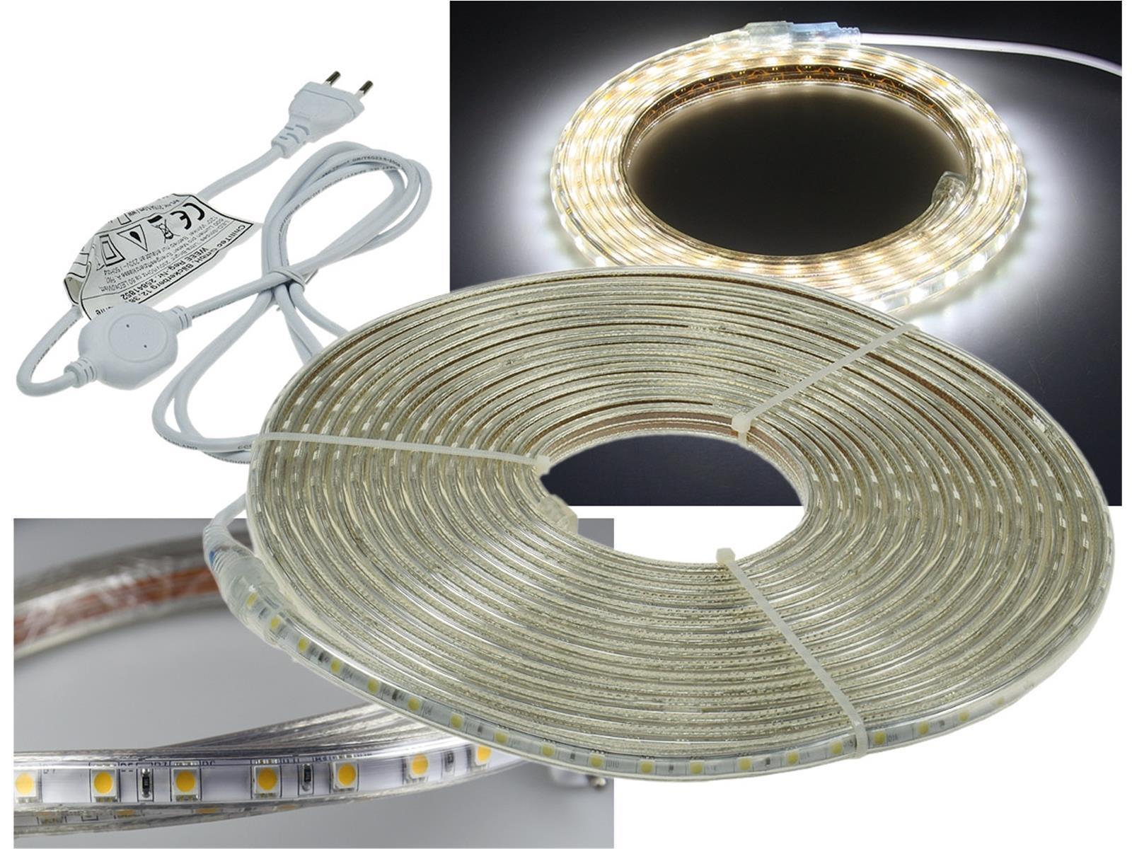 LED-Stripe "Ultra-Bright" 230V, 10m630 Lumen/Meter, weiß