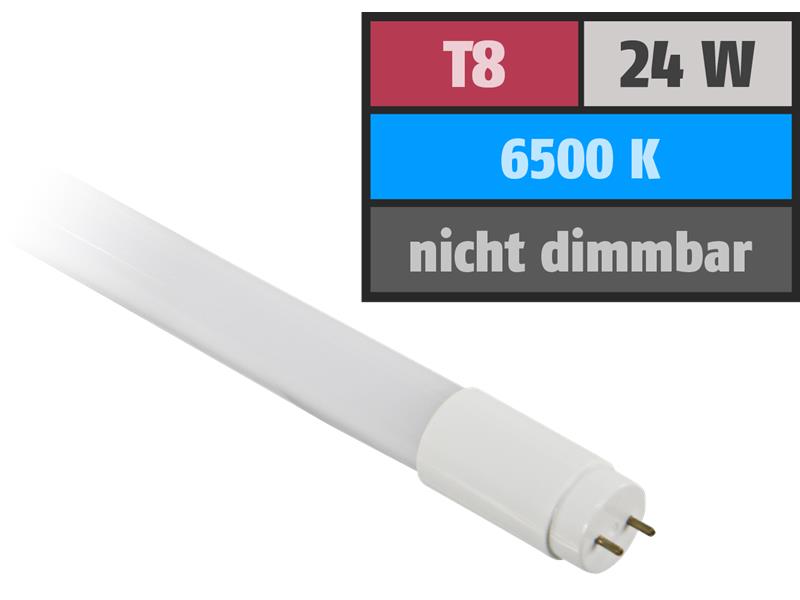 LED-Röhre, T8, 24W, 2.250 lm, 270°, 150cm, tageslichtweiß