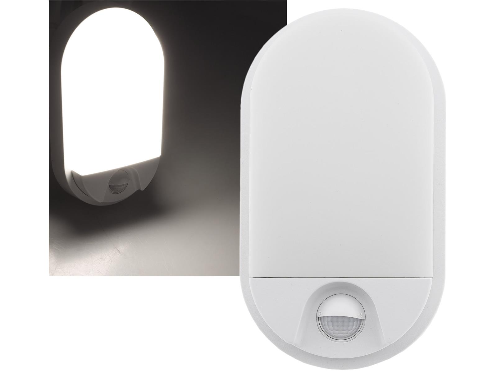 LED Wandleuchte "NIAS" IP54, 4000K10W, 1010lm, 140° Bewegungsmelder