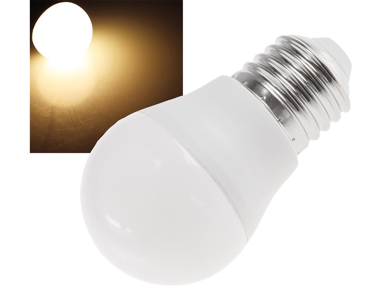 LED Tropfenlampe E27 "T50" warmweiß 3000k, 400lm, 230V/5W