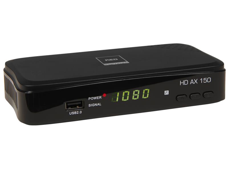 Sat-Receiver Opticum AX150 in Full HD 1080p, mit PVR, USB 2.0, HDMI, SCART, Koaxial