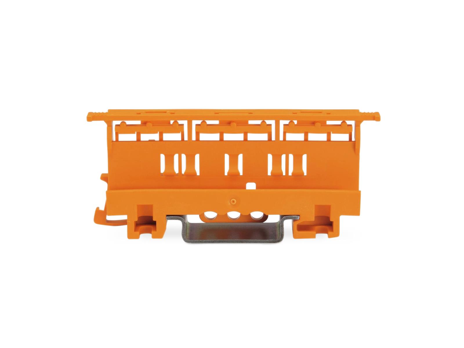 Befestigungsadapter WAGO, 4mm², Schraubmontage, orange